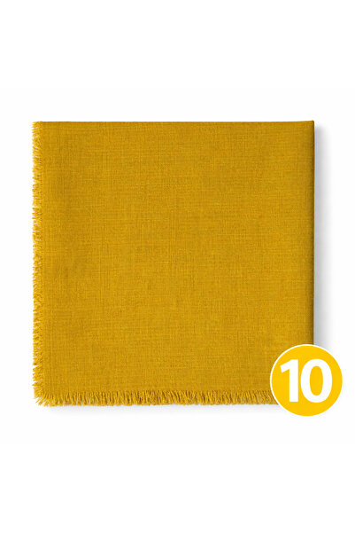 mim eşarp Enba Flame Fabric %100 Cotton – Breathable Natural Fabric 10 Pieces