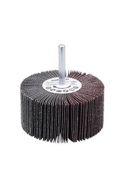 Wolfcraft Abrasive brush Ø80x40 mm, grit 80