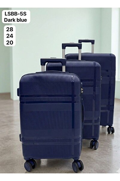 Generic 3-Piece Hardside Lightweight PP Luggage Set with 360° Spinner Wheels