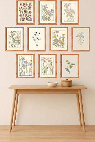 UNT 10-Frame Look Kitchen |   Modern |   Retro Wall Poster Painting Set – 15X...