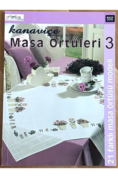 ÇeşitPınarı Kanaviçe Masa Örtüleri Kitabı