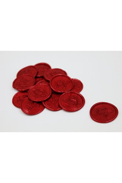 Fabricacucadouri.ro Pack of 50 Bordeaux Wax Seals – Self-Adhesive