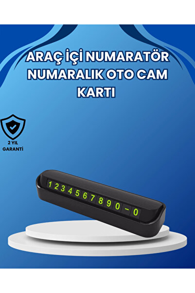 shopwave BRK أداة تحديد موقف السيارة الداخلية الفسفورية - حل أنيق مع رؤية ليلية