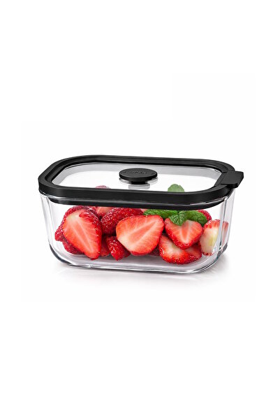 Edenza 470 ml Glass Storage Container – Leak-Proof Food Storage Jar with Lid