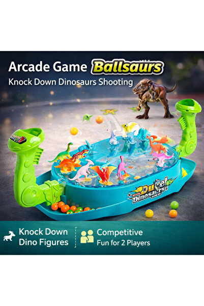 LEAN Joc arcade Ballsaurs – Joc de împușcat cu dinozauri