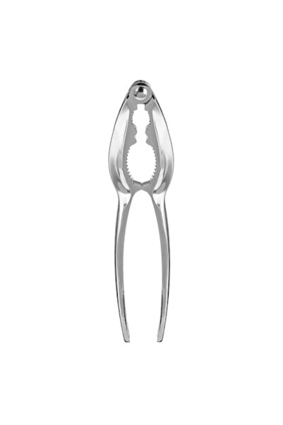 BREZIUM Nutcracker with long handles, Metal, 15 cm, Silver,