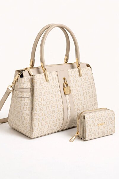 Just Polo Original Women's Hand and Shoulder Bag and Wallet Combination
