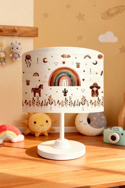 EVPANYA عاكس الضوء لغرفة الأطفال من سيلفريت تيلز منقوش