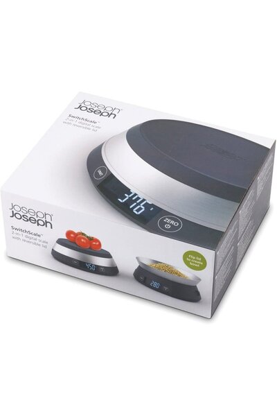 Joseph Joseph 40054, digital kitchen scale, grey, 5 kg