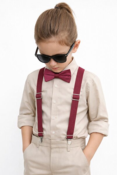 Algitsin O L A Dječje pantalone, tregeri i leptir mašna set 1-12 godina