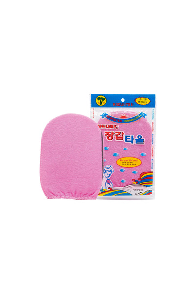 Unspecified Korean soft bath sponge/shower glove for cleansing and exfoliatin...