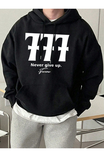 Tarzsokak لا تستسلم أبدًا على ما يلي: قميص Number 777 Print Basics Streetwear...