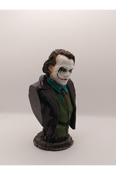 SenpaiSan Batman Joker Heath Ledger Koleksiyon Dekoratif Figür Büst Heykel