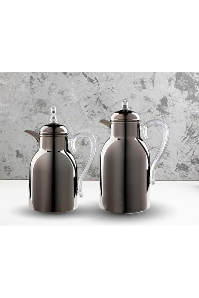 TOHFAT-AL MAIDAH Rim Thermos Set, Luxury, 18-Hour Heat Preservation, Tea Capa...