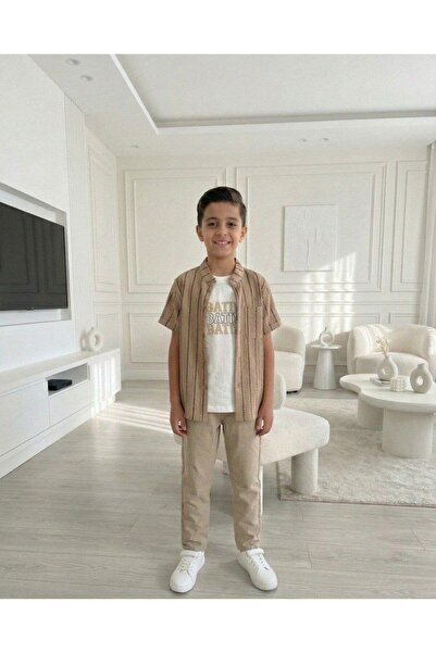 alqarat Summer Classic Striped Trio - 3 Pieces