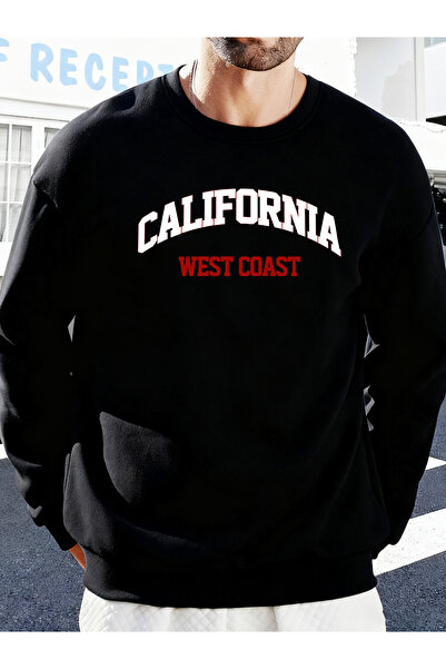 Tarzsokak كاليفورنيا ويست كوست مطبوع سترة خريفية للزوجين رياضية صوف الفليس سو...