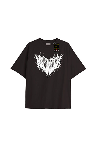 Flood Of Style Black Oversized T-Shirt Yinggg Special Design