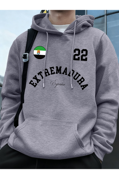 Tarzsokak إكستريمادورا علم إسبانيا B مطبوع K بغطاء رأس بدلة رياضية للرجال C ب...