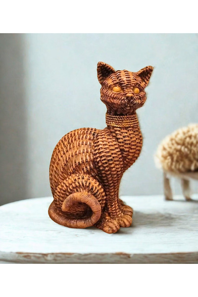 Yaratıcı sanatlar atölyesi 25 CM Büyük BOY Hasır Vücut Desenlerine Sahip El y...