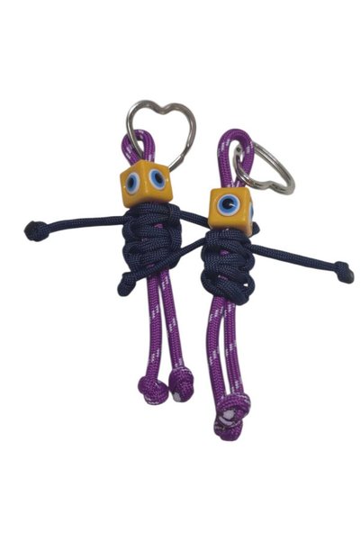 moonparacord Nazar Beaded Keychain Bag Charm