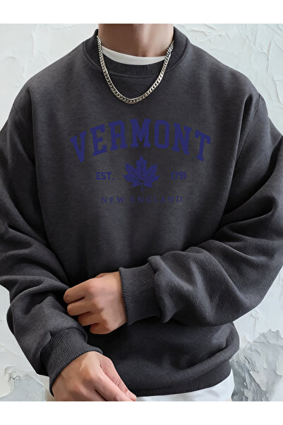 Tarzsokak فيرمونت نيو إنجلاند إست 1791 مطبوع بغطاء رأس لار بدلة رياضية ناعمة ...