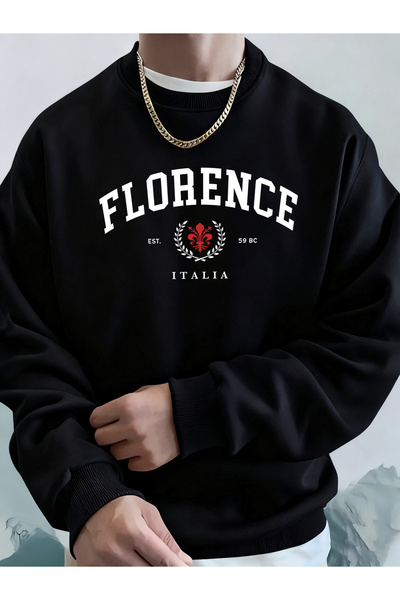 Tarzsokak ملابس فلورنسا إيطاليا ليتر منقوش للجنسين، ملابس رياضية للشارع، ملاب...