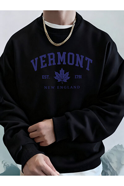 Tarzsokak فيرمونت نيو إنجلاند إست 1791 مطبوع بغطاء رأس لار بدلة رياضية ناعمة ...