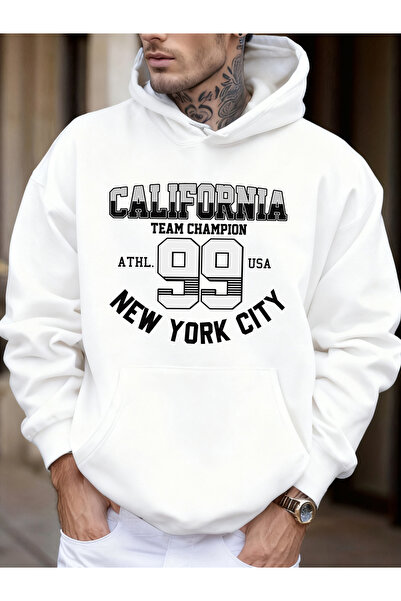 Tarzsokak كاليفورنيا نيويورك سيتي رقم 99 مطبوع سوفت ألتيم بجيوب بغطاء رأس توب...