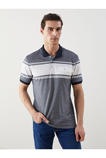 LC Waikiki Tricou pentru bărbați din piqué cu dungi cu gât polo