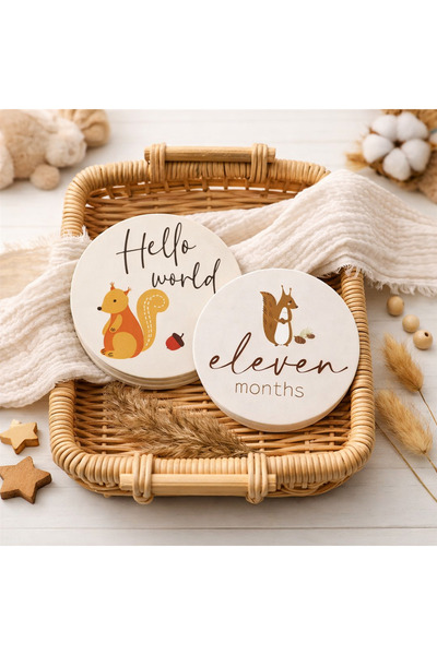 OEM Carduri Milestone Bebelusi 1-12 Luni, Accesorii Sedinta Foto Nou Nascut, ...