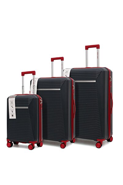 AMERICAN LUGgAGE Unbreakable 3-Piece Rubber Suitcase Set | 20"/24"/28"