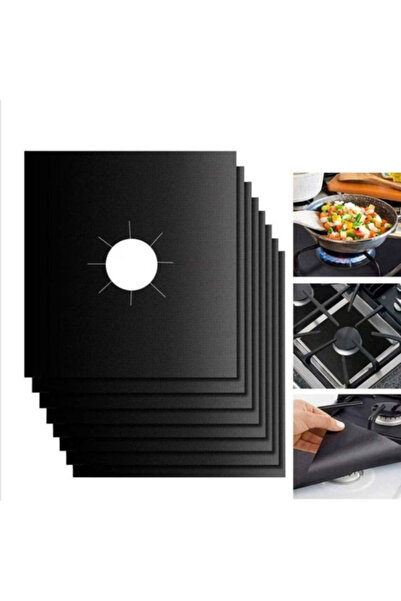 OEM Set of 4 Reusable Teflon Sheets for Stove or Hot Plate, 27x27 cm, Heat Re...