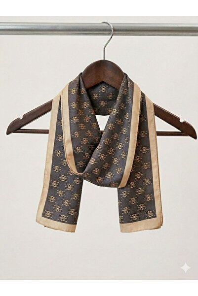 alinastore Special Patterned Satin Scarf (145X15)