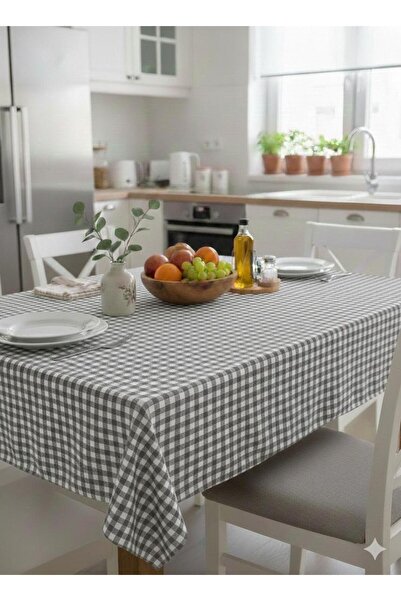 SUNDOKU HOME Zefir 170x170 cm Büyük Boy Masa Örtüsü – Balkon, Mutfak ve Pikni...