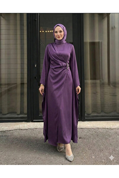 Seriday Su Saten Tesettür Abiye