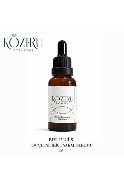 Besleyici & Güçlendirici Sakal Serumu – Bitkisel Yağ İçeren Günlük Sakal Bakımı 30 ml