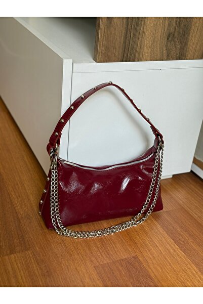 Bagnest Askali Eyelet Detail Chain Strap Pcs Women's Hand Bags and Shoulder Bag