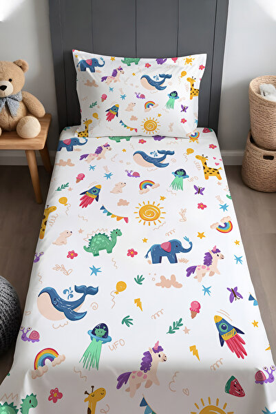 EVPANYA فانسي سفاري منقوش غطاء سرير وغطاء وسادة