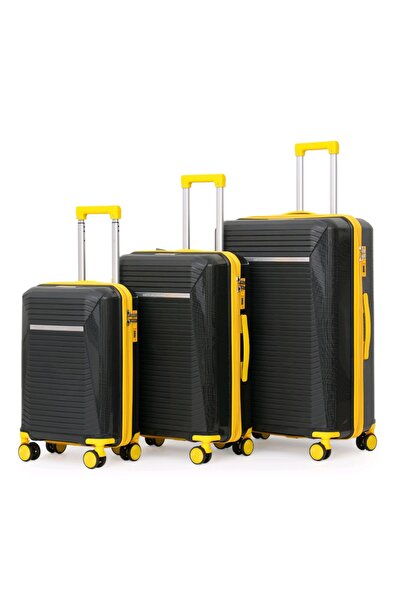 AMERICAN LUGgAGE Unbreakable 3-Piece Rubber Suitcase Set | 20"/24"/28"