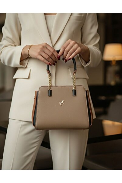 ÇANTAM GELSİN Miami Polo Women's 4-Compartment Handbag and Shoulder Bag