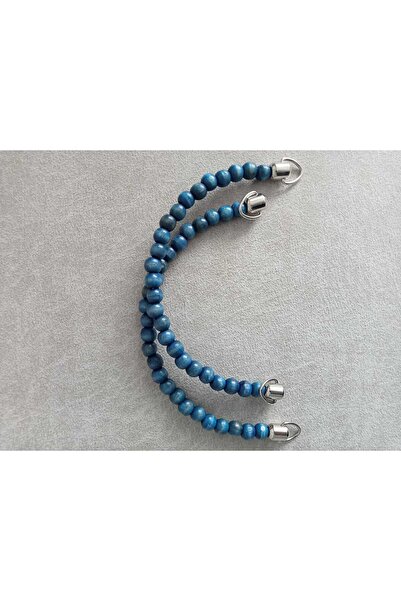 hobi duragı 18 cm Iron Bag Handles with Metal Rings Sapi, Bag Accessory - Double