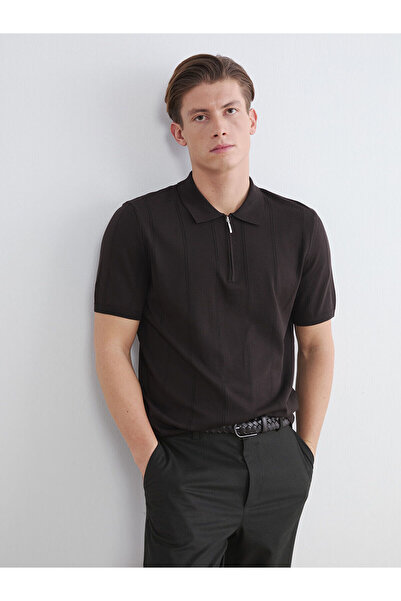 LC Waikiki Peak New Season Polo Neck Short Sleeve Men's Knitwear Sweater