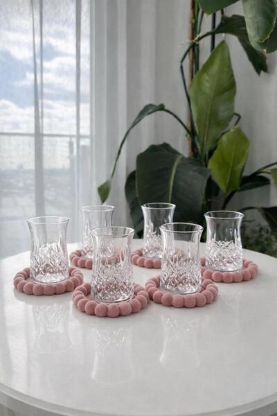 EN CONCEPT DESİNG 6’lı Bubble Bardak Altlığı Seti – Çay ve Kahve Sunum Altlığı