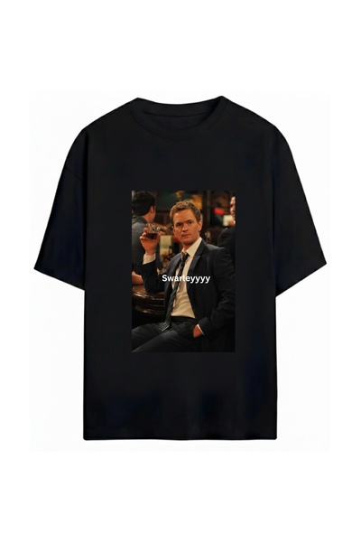 SVART WEAR تي شيرت How I Met Your Mother مطبوع للجنسين مقاس كبير 100% مكون من...