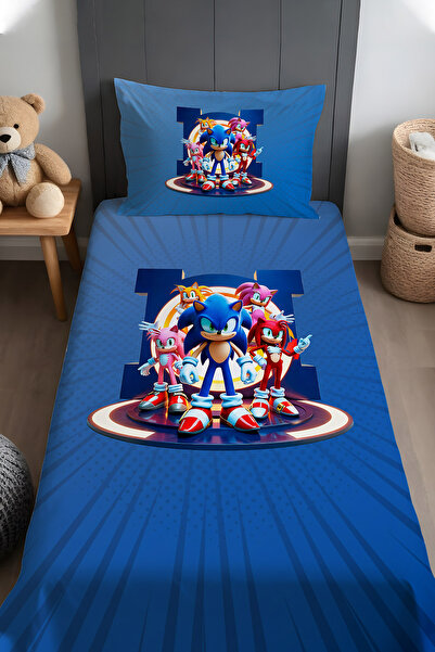 EVPANYA فاست هيروينغز منقوش غطاء سرير وغطاء وسادة