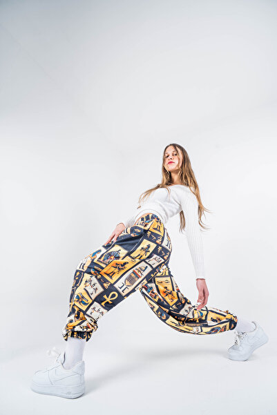 Gerusta Women's Street Style Pilei Jogger Pants Shalwar Trousers