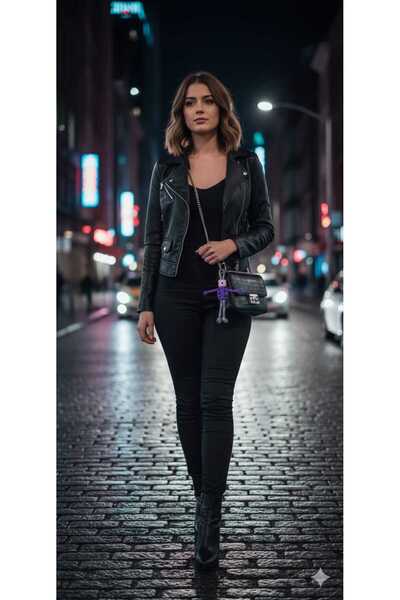 moonparacord Nazar Beaded Keychain Bag Charm