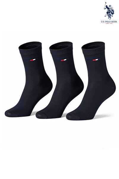 U.S. Polo Assn. 3-Piece Men's Socks Brown Cotton Pack Breathable Daily Socks