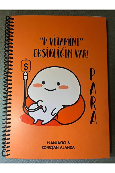 CHEMDLE Stickerlı Konuşan Haftalık Planlayıcı & Ajanda – 24x18 cm | Renkli, E...