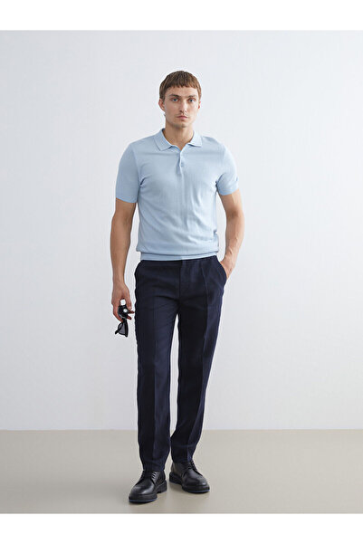 LC Waikiki Ozmarka New Season Standard Fit 100% Linen Men's Trousers